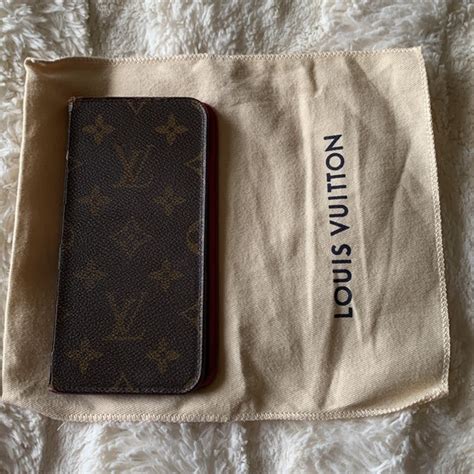 louis vuitton folio phone case|authentic Louis Vuitton phone case.